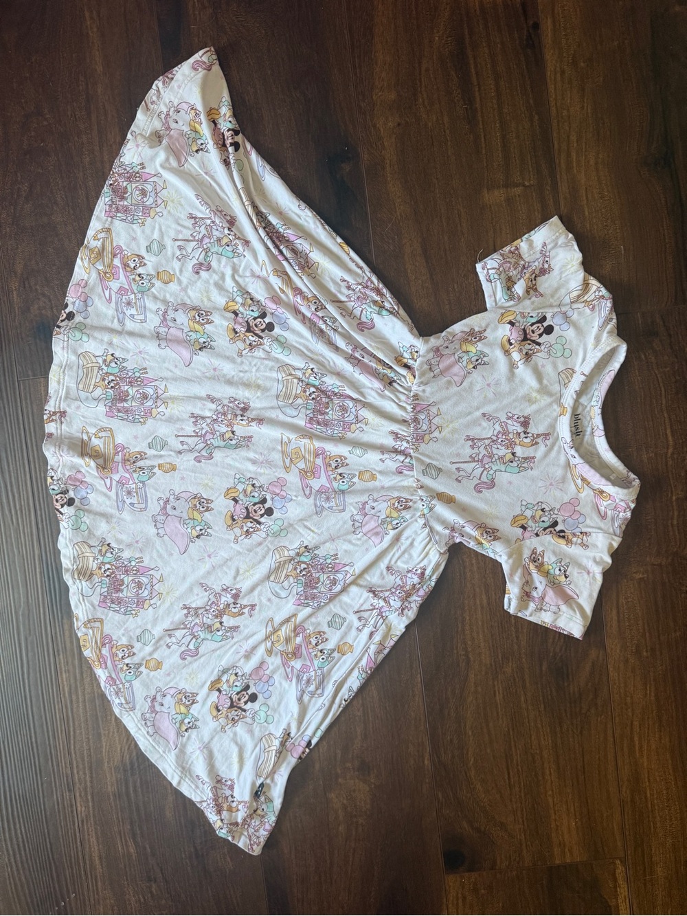 Blush Lotus Pastel Park Bamboo Twirl Dress 3T - Picture 2 of 4